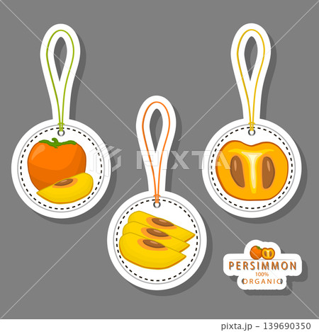 Sweet juicy tasty natural eco product persimmon Sweet juicy tasty natural eco product persimmon 139690350