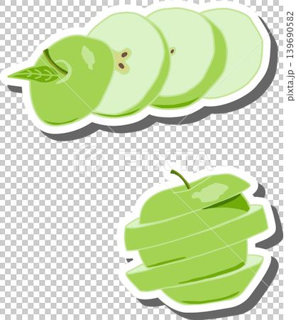 Fruit theme from set juicy delicious apple of various sizes Fruit theme from set juicy delicious apple of various sizes 139690582