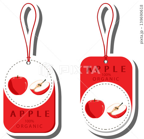 Fruit theme from set juicy delicious apple of various sizes Fruit theme from set juicy delicious apple of various sizes 139690618