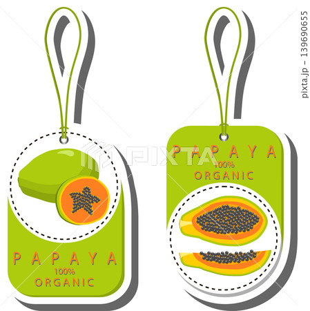 Fruit theme from set juicy delicious papaya of various sizes Fruit theme from set juicy delicious papaya of various sizes 139690655