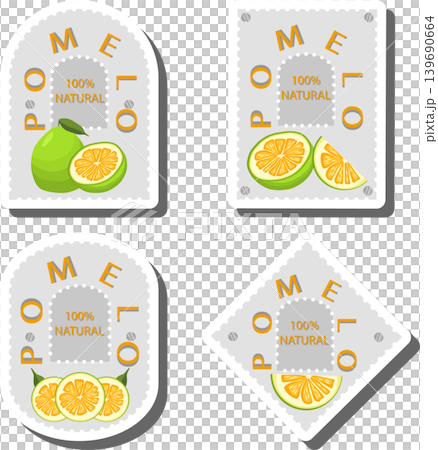 Fruit theme from set juicy delicious pomelo of various sizes Fruit theme from set juicy delicious pomelo of various sizes 139690664