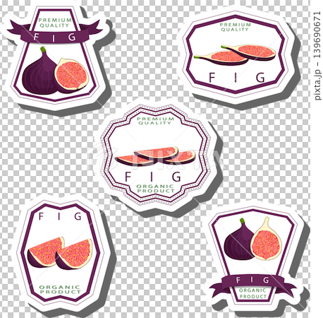 Fruit theme from set juicy delicious fig of various sizes Fruit theme from set juicy delicious fig of various sizes 139690671
