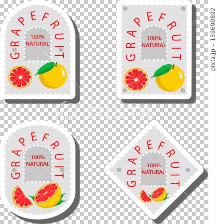 Fruit theme from set juicy delicious grapefruit of various sizes Fruit theme from set juicy delicious grapefruit of various sizes 139690892