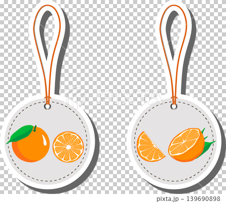 Fruit theme from set juicy delicious orange of various sizes Fruit theme from set juicy delicious orange of various sizes 139690898