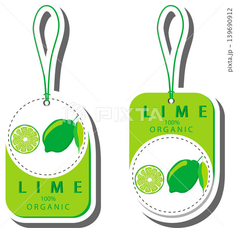 Fruit theme from set juicy delicious lime of various sizes 139690912