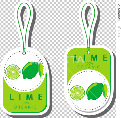 Fruit theme from set juicy delicious lime of various sizes 139690912