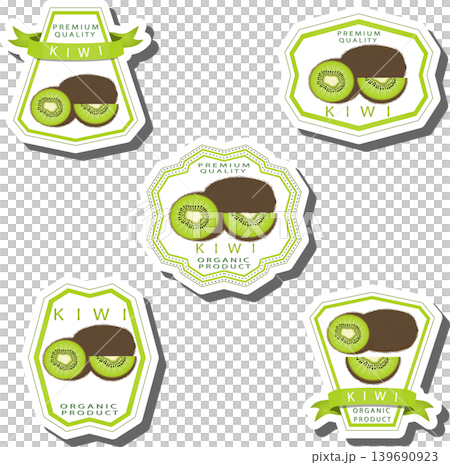 Fruit theme from set juicy delicious kiwi of various sizes Fruit theme from set juicy delicious kiwi of various sizes 139690923