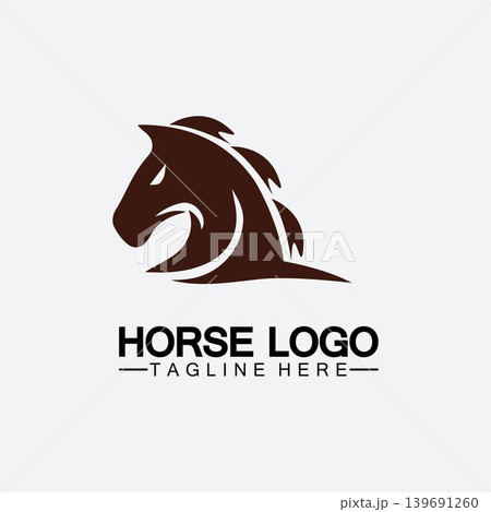 Horse Logo Template Vector illustration design Horse Logo Template Vector illustration design 139691260