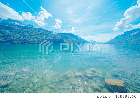 ブリエンツ湖の素晴らしい景色 ブリエンツ湖の素晴らしい景色 139691350