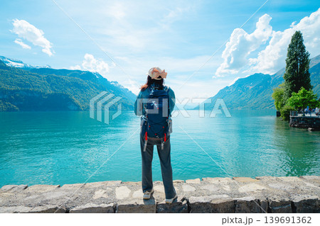 ブリエンツ湖の素晴らしい景色 ブリエンツ湖の素晴らしい景色 139691362