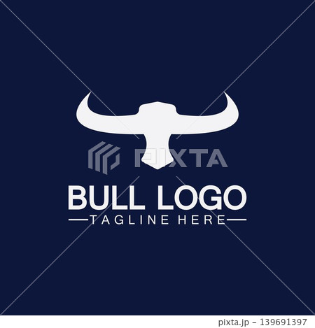 Bull horn logo and symbol template icons app Bull horn logo and symbol template icons app 139691397