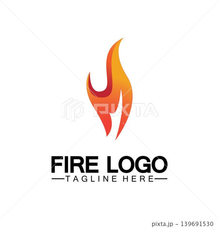 Fire Flame Logo design vector template Fire Flame Logo design vector template 139691530