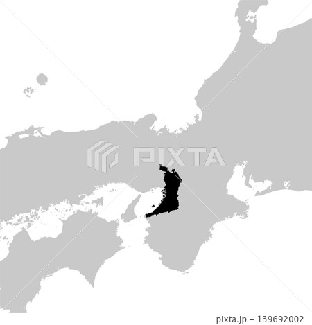 日本のベクターイラスト地図素材：大阪府全体地図 139692002