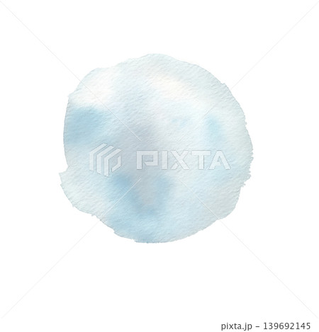 A blue watercolor circle with soft uneven edges on a white background. Illustration of an abstract spot for a background. Baby shower set. Ideal for postcards, decoration, packaging, design. A blue watercolor circle with soft uneven edges on a white background. Illustration of an abstract spot for a background. Baby shower set. Ideal for postcards, decoration, packaging, design. 139692145