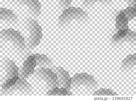 Transparent background image of chrysanthemum flowers 139693827