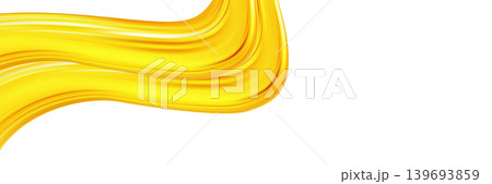 Elegant golden ribbon wave corner luxury background element. Elegant golden ribbon wave corner luxury background element. 139693859