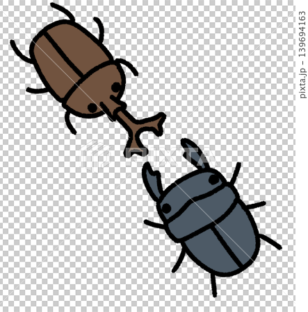 カブトムシとクワガタ 139694163