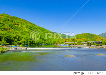 新緑の嵐山 新緑の嵐山 139694253