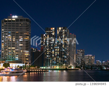 品川ふ頭橋より望む天王洲アイルの夕景 　 都市景観（2026年4月） 139694945