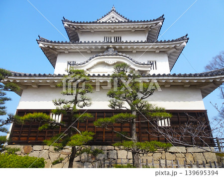 丸亀城の天守閣（香川県丸亀市） 139695394