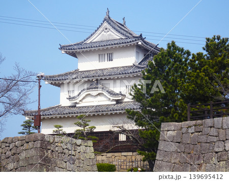 丸亀城の天守閣（香川県丸亀市） 139695412