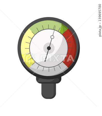 Colorful Sectioned Gauge 139695780