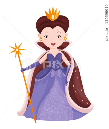 Queen with Crown and Scepter Queen with Crown and Scepter 139696019