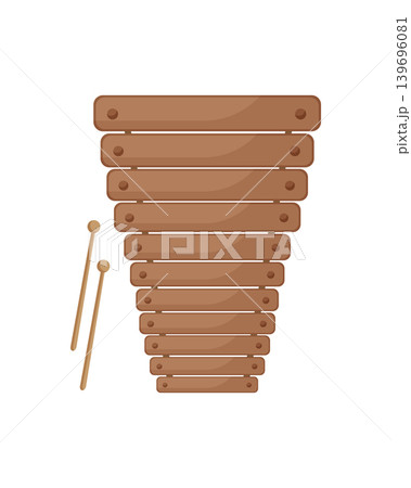 Xylophone Illustration Xylophone Illustration 139696081