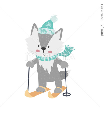 Wolf on Skis Wolf on Skis 139696464