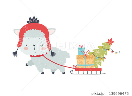 Lamb With Sledge Lamb With Sledge 139696476