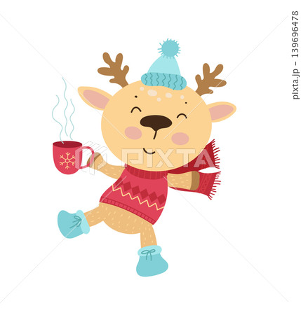 Deer With Mug Deer With Mug 139696478