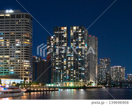 品川ふ頭橋より望む天王洲アイルの夕景 都市景観(2026年4月) 品川ふ頭橋より望む天王洲アイルの夕景 都市景観(2026年4月) 139696908
