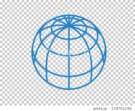 Abstract globe wireframe with intersecting blue lines Abstract globe wireframe with intersecting blue lines 139701240