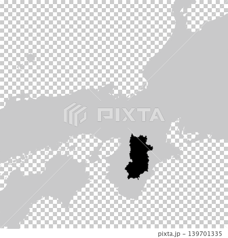日本奈良縣地圖向量插圖素材 日本奈良縣地圖向量插圖素材 139701335