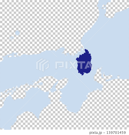 Vector illustration map material for Japan: Shiga Prefecture map Vector illustration map material for Japan: Shiga Prefecture map 139701459