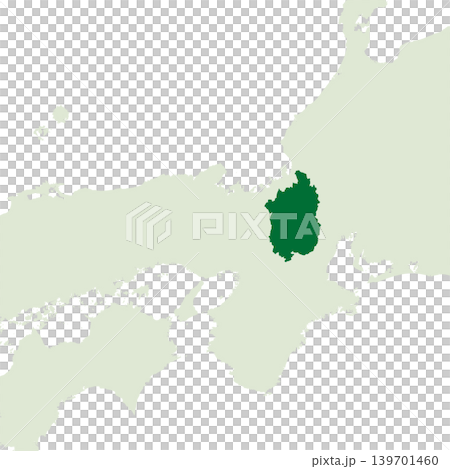 Vector illustration map material for Japan: Shiga Prefecture map Vector illustration map material for Japan: Shiga Prefecture map 139701460