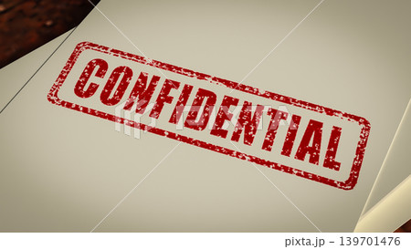 Confidential Papers On Desk For Privacy 3d render. Confidential Papers On Desk For Privacy 3d render. 139701476