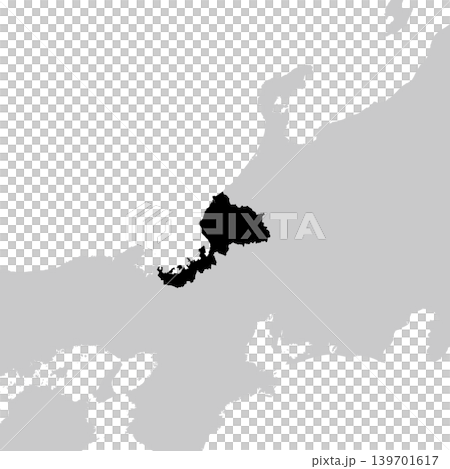 Vector illustration map of Japan: Fukui prefecture map Vector illustration map of Japan: Fukui prefecture map 139701617
