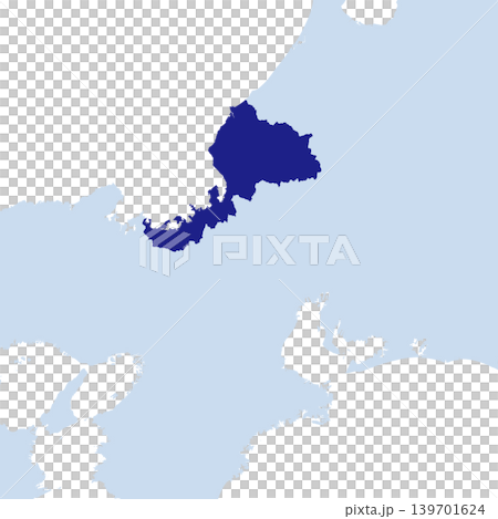 Vector illustration map of Japan: Fukui prefecture map Vector illustration map of Japan: Fukui prefecture map 139701624