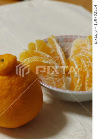 健康的で美容にもいい果物の不知火 139702514