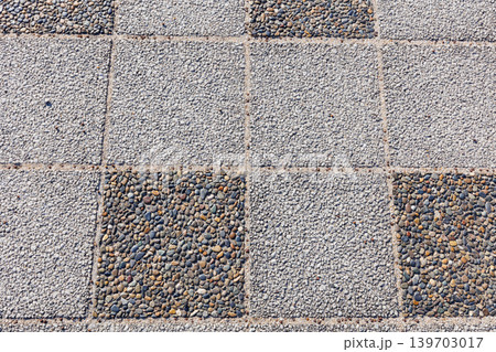 白黒タイル素材 139703017
