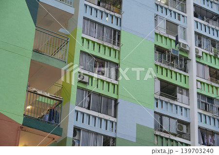 May 15 2026 Sham Shui Po residential facades with South Hill sign May 15 2026 Sham Shui Po residential facades with South Hill sign 139703240