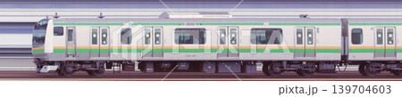 JR東日本近郊型電車E233系3000番台の先頭車のスリット写真 JR東日本近郊型電車E233系3000番台の先頭車のスリット写真 139704603