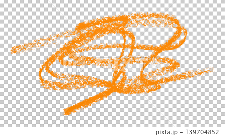 orange pencil strokes isolated on transparent background orange pencil strokes isolated on transparent background 139704852