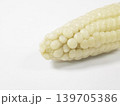 Close up Corn on white background with copy space 139705386