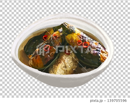 茄子の煮浸し(鷹の爪付き) 茄子の煮浸し(鷹の爪付き) 139705596