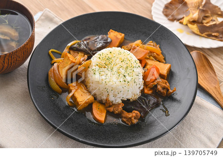 手作り和風カレーライス 手作り和風カレーライス 139705749