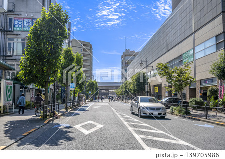 石神井公園駅前の都市風景と街並み 石神井公園駅前の都市風景と街並み 139705986