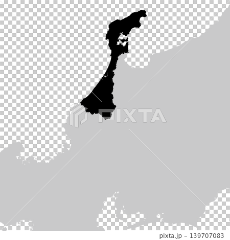 Vector illustration map of Japan: Ishikawa prefecture map Vector illustration map of Japan: Ishikawa prefecture map 139707083