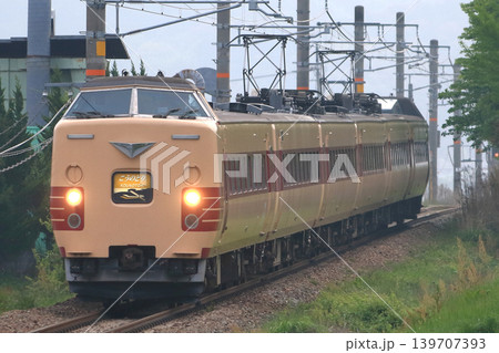 福知山線特急こうのとり号（381系電車：新大阪⇔福知山-城崎温泉） 139707393